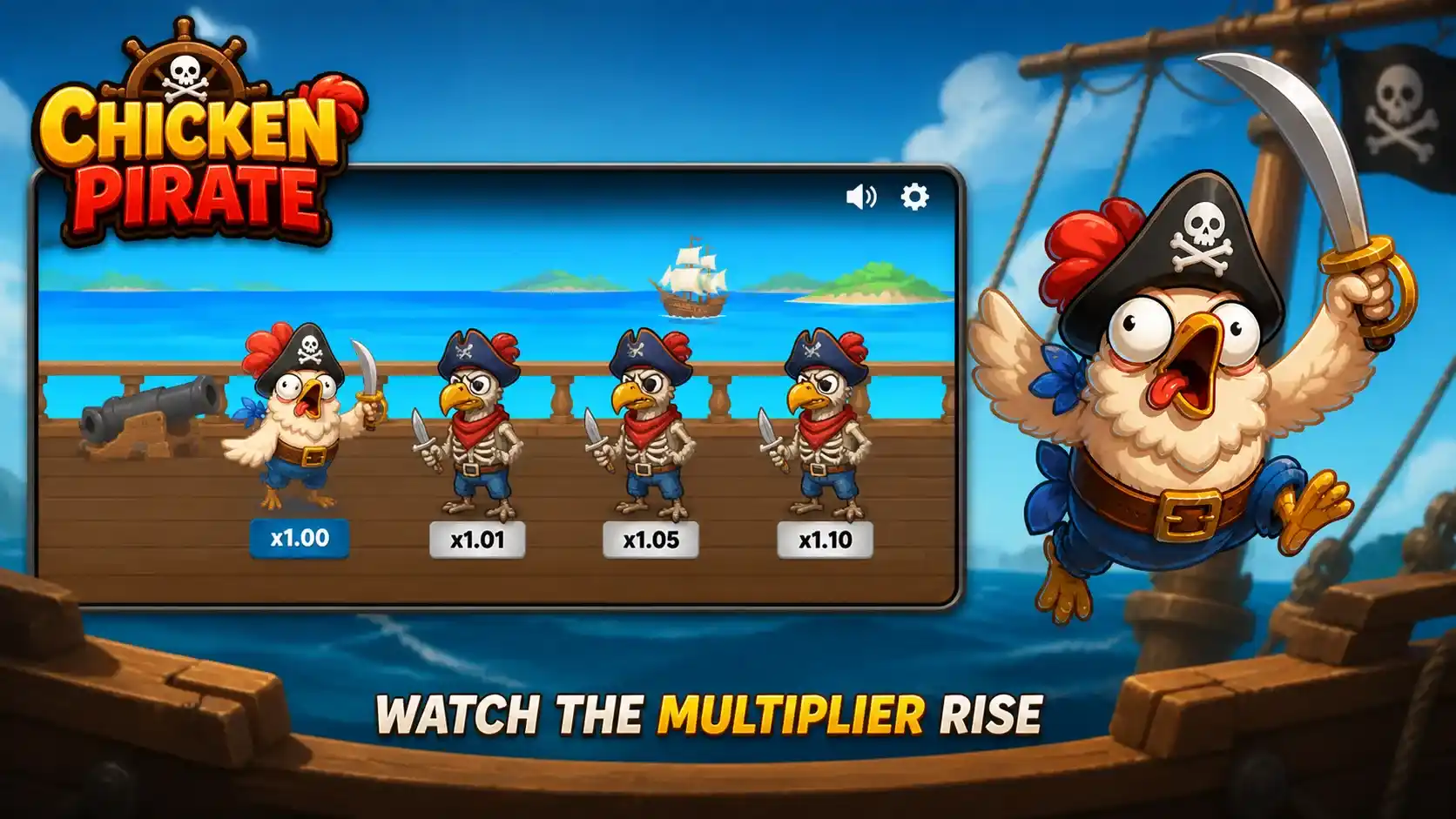 Chicken Pirate Gameplay and Mechanics