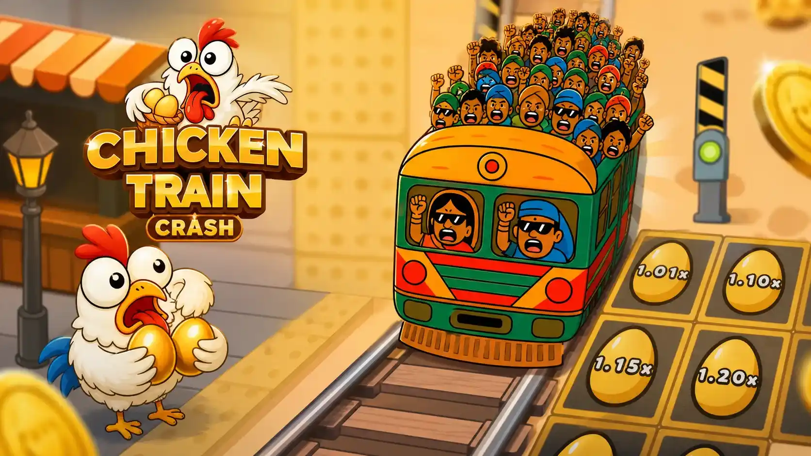 Chicken Train Crash Game Guide: RTP, Tips and Demo