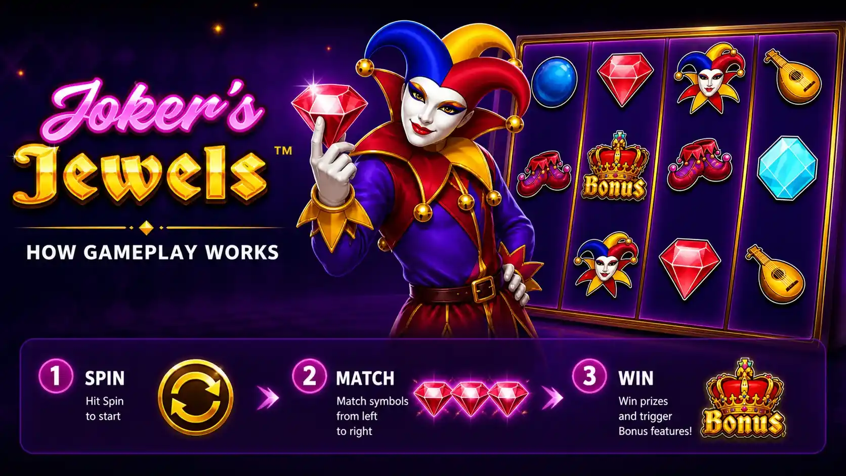 How Joker’s Jewels Gameplay Works