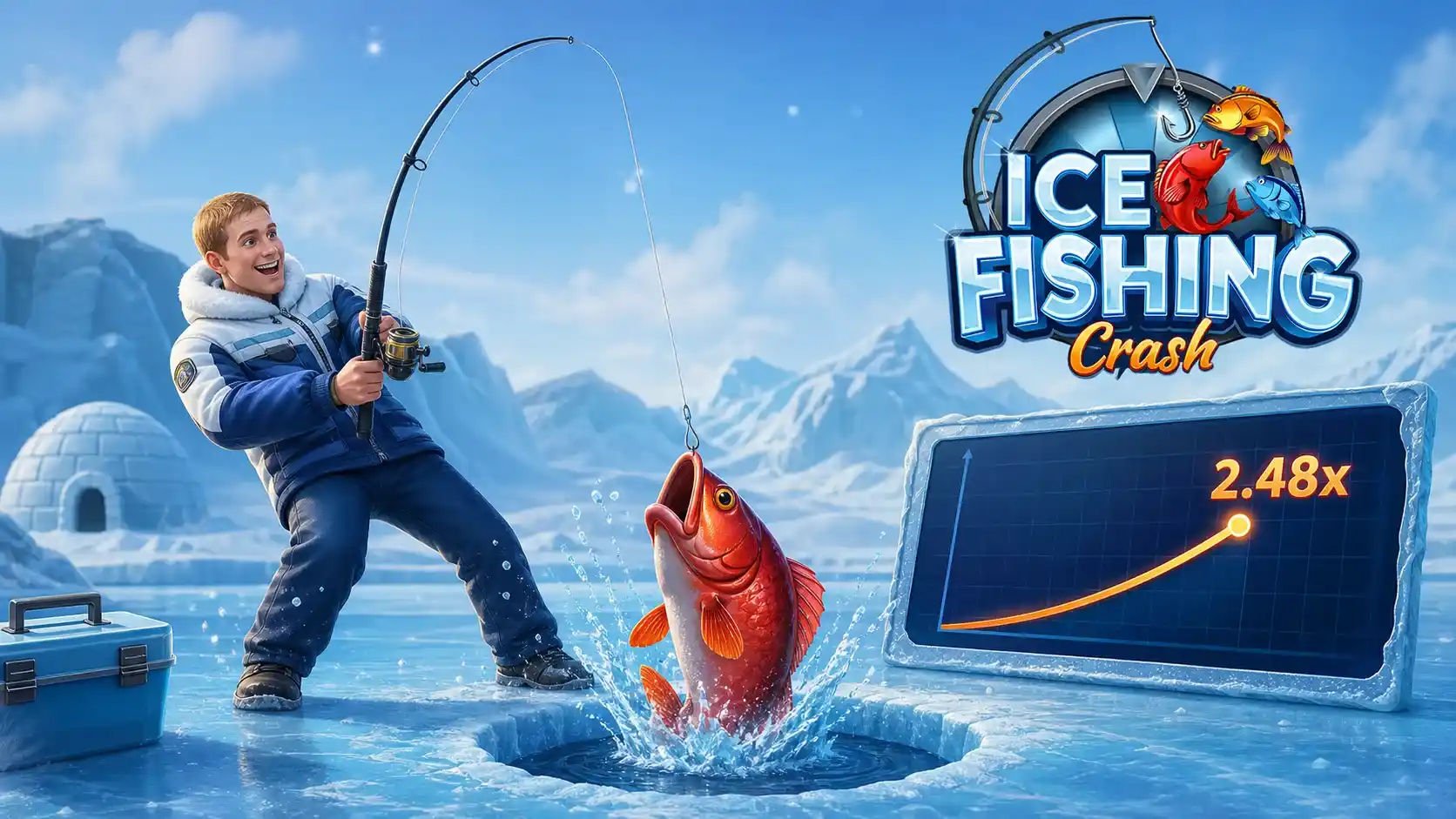 Ice Fishing Crash Game Review: RTP, Features and Play