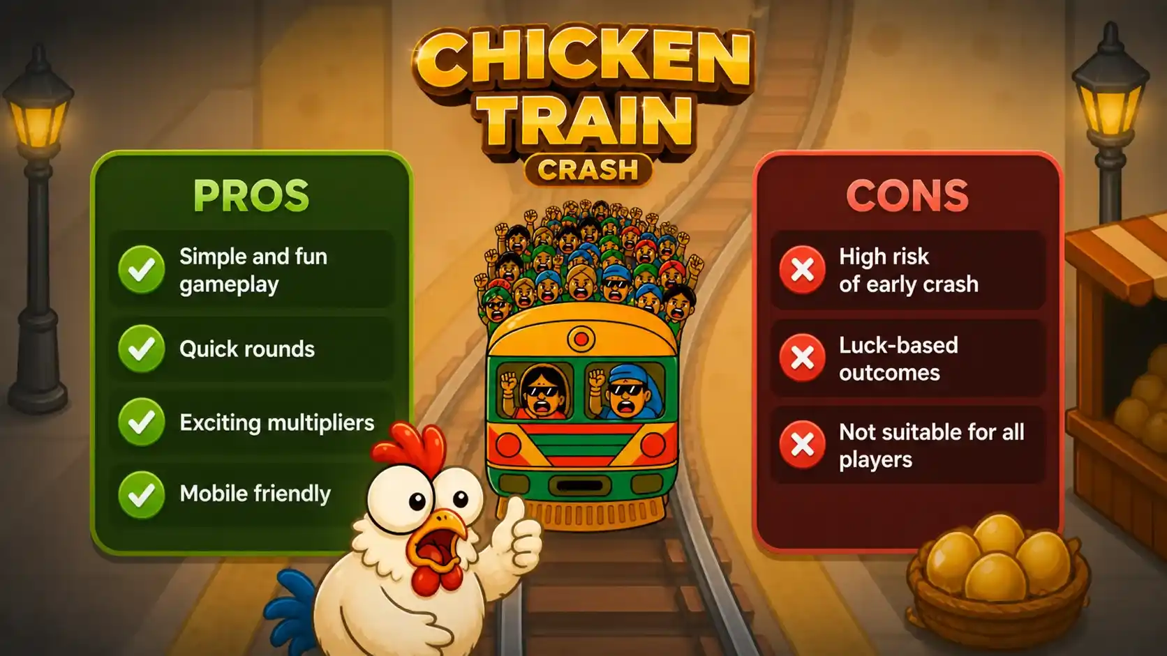 Pros and Cons of Chicken Train