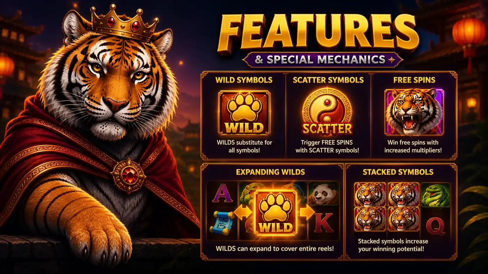 Wild Tiger Features and Special Mechanics